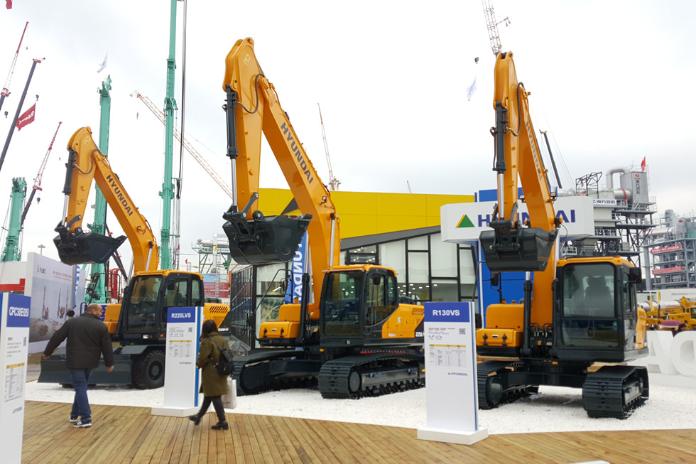 Bauma China 2016——韩国现代重工集团展台风采